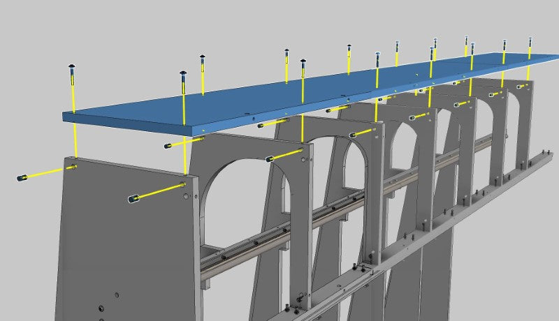 Garage Laser Main Structure Instructional Image 17