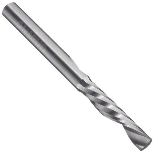 primary image of LMT Onsrud 62-783 Solid Carbide Downcut Spiral O Flute Cutting Tool, Inch, Uncoated (Bright) Finish, 21 Degree Helix, 1 Flute, 3.0000" Overall Length, 0.3750" Cutting Diameter, 0.3750" Shank Diameter