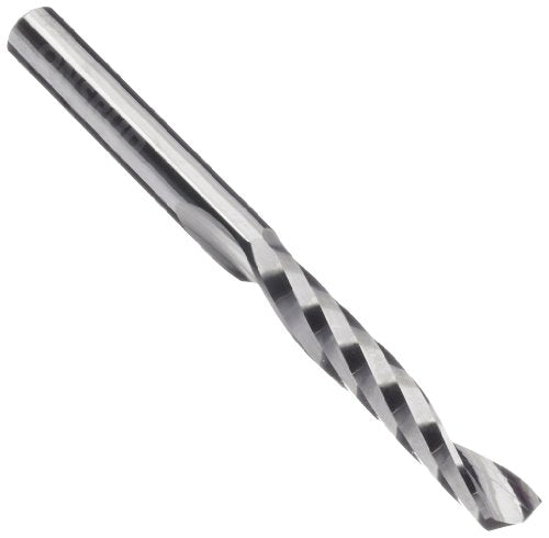 primary image of LMT Onsrud 65-010 Solid Carbide Upcut Spiral O Flute Cutting Tool, Inch, Uncoated (Bright) Finish, 21 Degree Helix, 1 Flute, 2.0000" Overall Length, 0.1250" Cutting Diameter, 0.2500" Shank Diameter