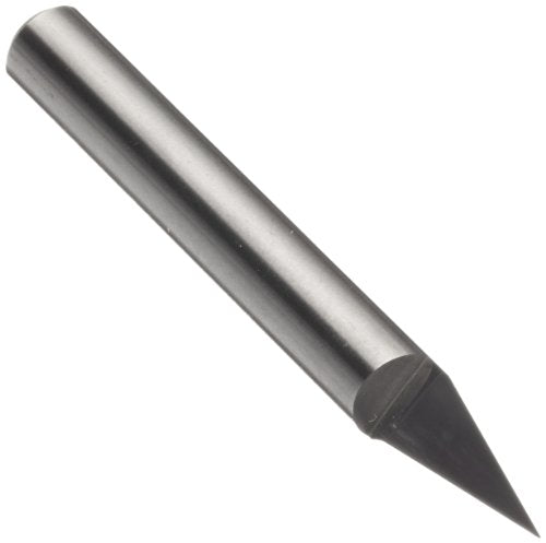 primary image of LMT Onsrud 37-21 Solid Carbide Engraving Tool, Uncoated (Bright) Finish, 1 Flute, 0.005" Tip Diameter, 30 Degree, 1/4" Shank Diameter, 2" Overall Length (Pack of 1)