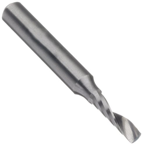 primary image of LMT Onsrud 63-701 Solid Carbide Upcut Spiral O Flute Cutting Tool, Inch, Uncoated (Bright) Finish, 21 Degree Helix, 1 Flute, 2.0000" Overall Length, 0.0625" Cutting Diameter, 0.1250" Shank Diameter