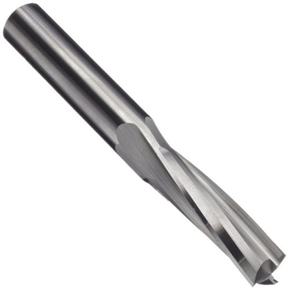 primary image of LMT Onsrud 60-251 Solid Carbide Upcut Low Helix Finisher Cutting Tool, Inch, Uncoated (Bright) Finish, 10 Degree Helix, 3 Flutes, 4.5000" Overall Length, 0.5000" Cutting Diameter, 0.5000" Shank Diameter