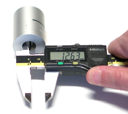 Measurement (1/2" or 12.7mm) of the inside diameter at the 1/2" end of the 14mm to 1/2" coupling