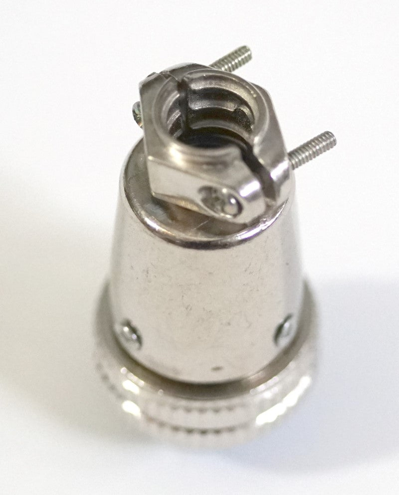 12mm 4 pin Non Threaded female connector back view