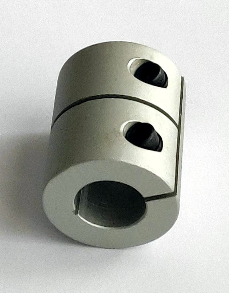 1/2" to 1/2" - Rigid Coupling Aluminum- 1/2" bores at each end