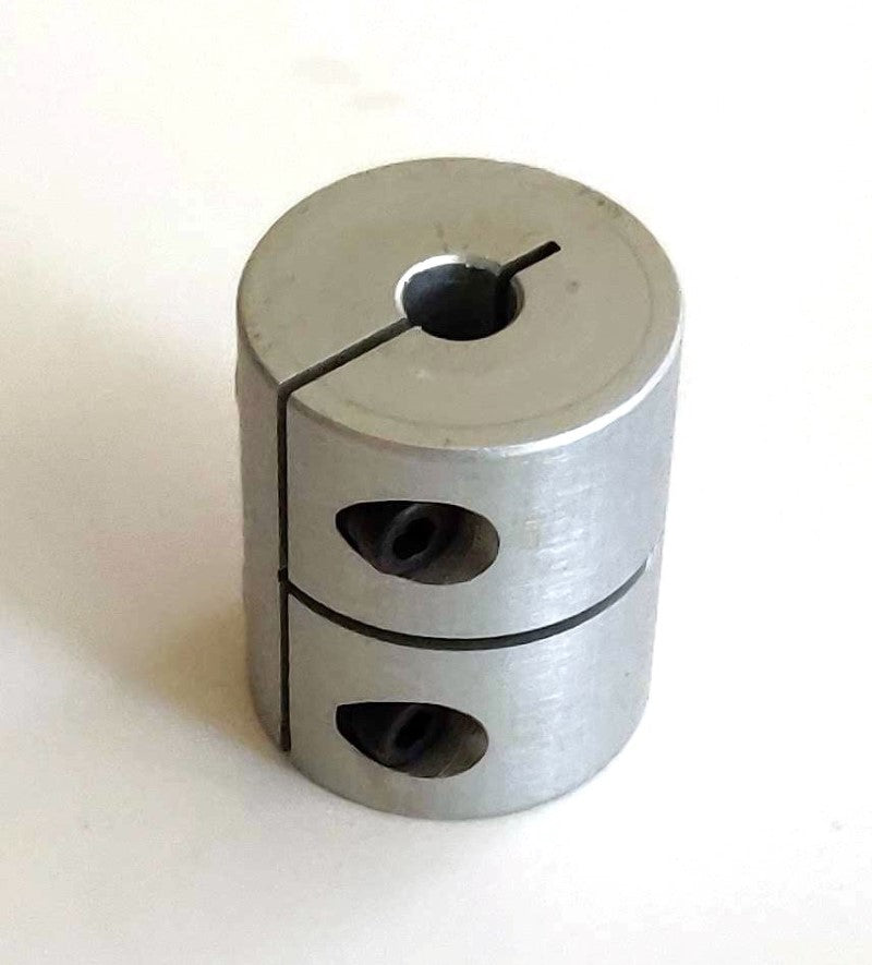 1/2" to 1/4" rigid aluminum coupling coupler showing the 1/4" end