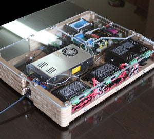 Top Left View where most of the CNC electronics can be seen