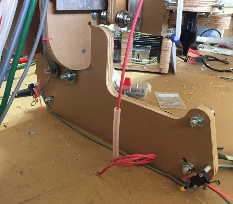 x axis limit switch recommended locations on the gantry side