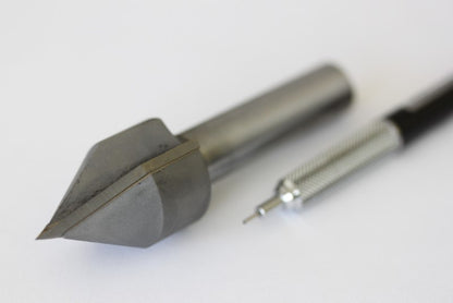 Onsrud 1" Cut Diamater V-Carving End Mill profile view 