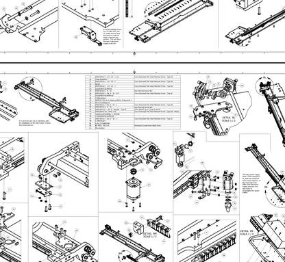 4' x 8' Vertical Laser XL - Laser Cutter/Engraver Digital Plans