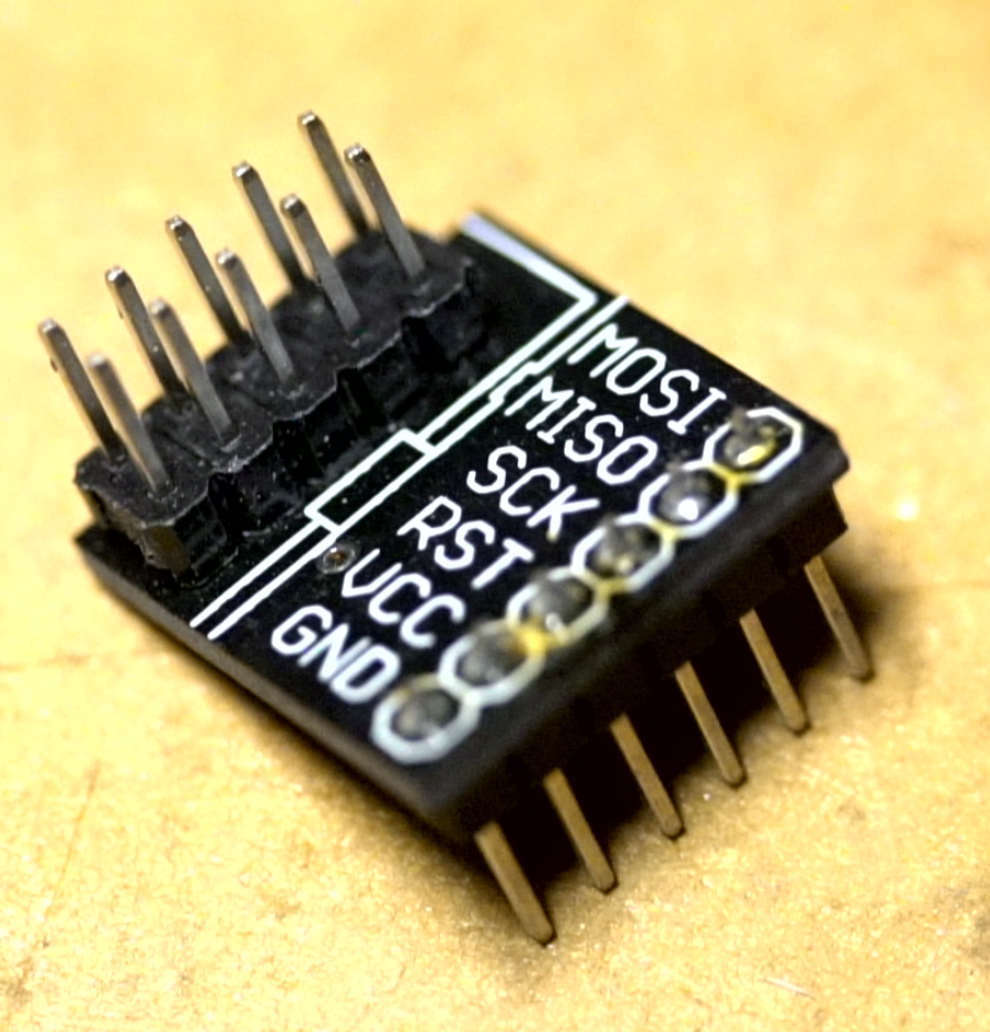 Breadboard Adapter for the USBASP AVR Programmer