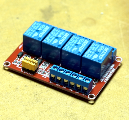 24VDC Quad (4 Channel) Relay Module