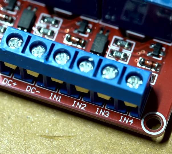 24VDC Quad (4 Channel) Relay Module