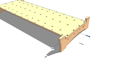 Second Under Table Support Opposite End Connection