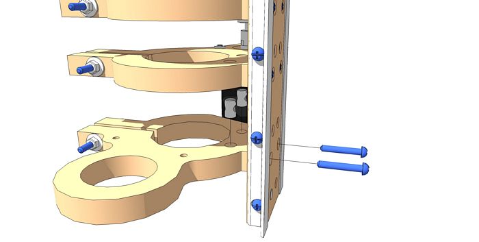 Fasten Lower Spindle/Router Mount to Z-Axis Assembly