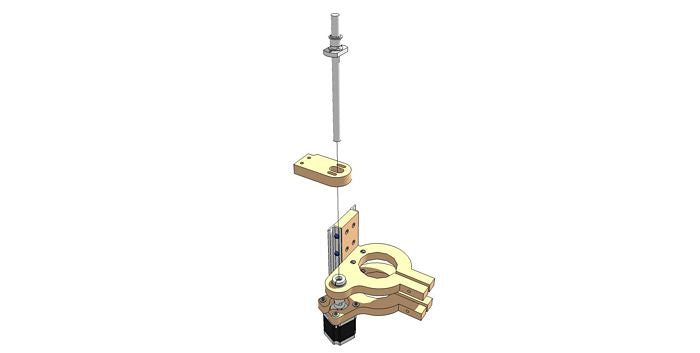 Insert Lead Screw Assembly into the Z-Axis Assembly