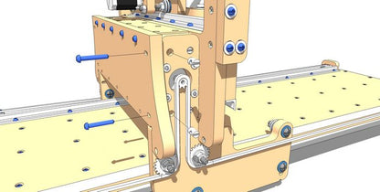 Fasten Gantry Back at Left Side of Machine