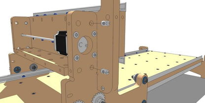 Fasten Gantry Front to Motor End Gantry Side