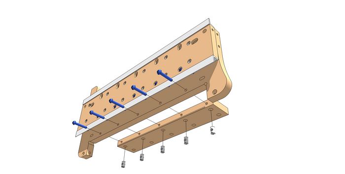 Attach Gantry Bottom to the Gantry Front