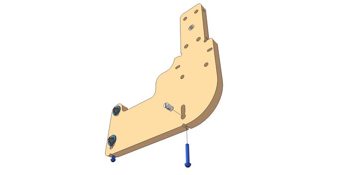 Add Screw for V-Groove Bearing Adjustment