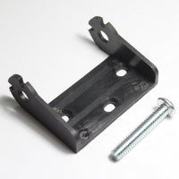 Cable carrier end mounting bracket for the 2"x.75" cable carrier