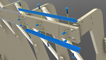 Attach shorter X axis rail