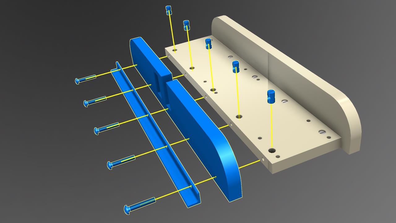 Add the other Z axis rail to the other side of the rail support