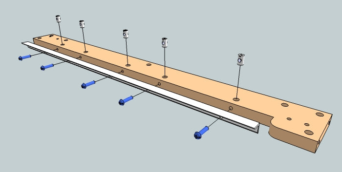 Fasten Rail to Rail Support