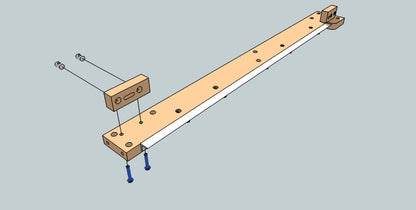 Fasten Belt Bearing to Rail Support