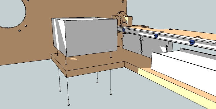 Attach Laser Tube Power Supply