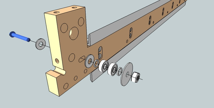 Add the X-Axis Belt Bearing Assembly