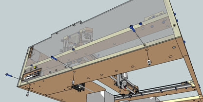 Attach Lower Portion of Left Panel to Machine