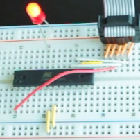 Image of joes hello world morse code LED microcontroller project